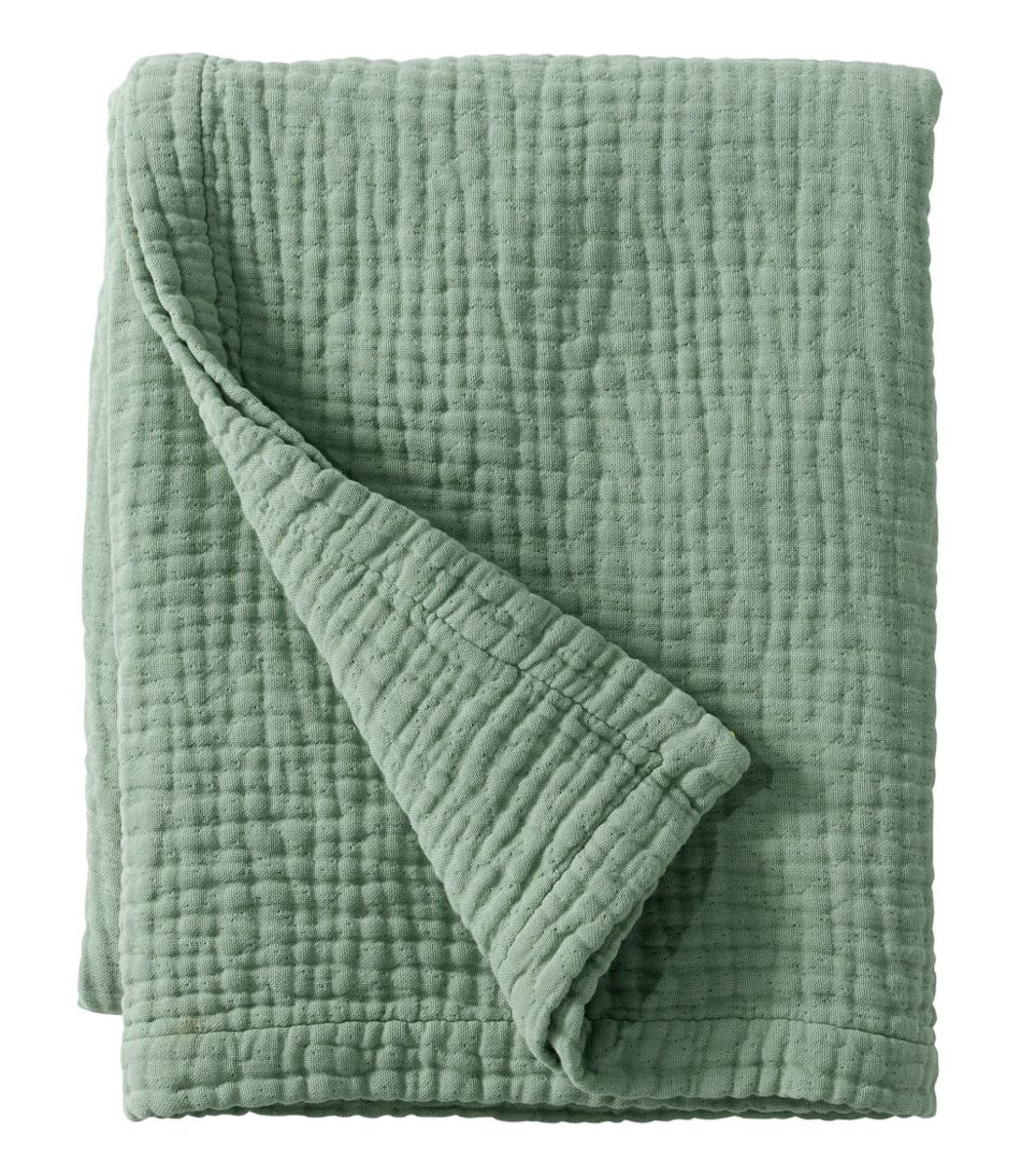 L.L.Bean On Sale | Lightweight Cotton Gauze Throw