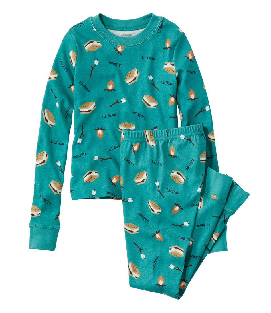 L.L.Bean New | Kids' Organic Cotton Fitted Pajamas