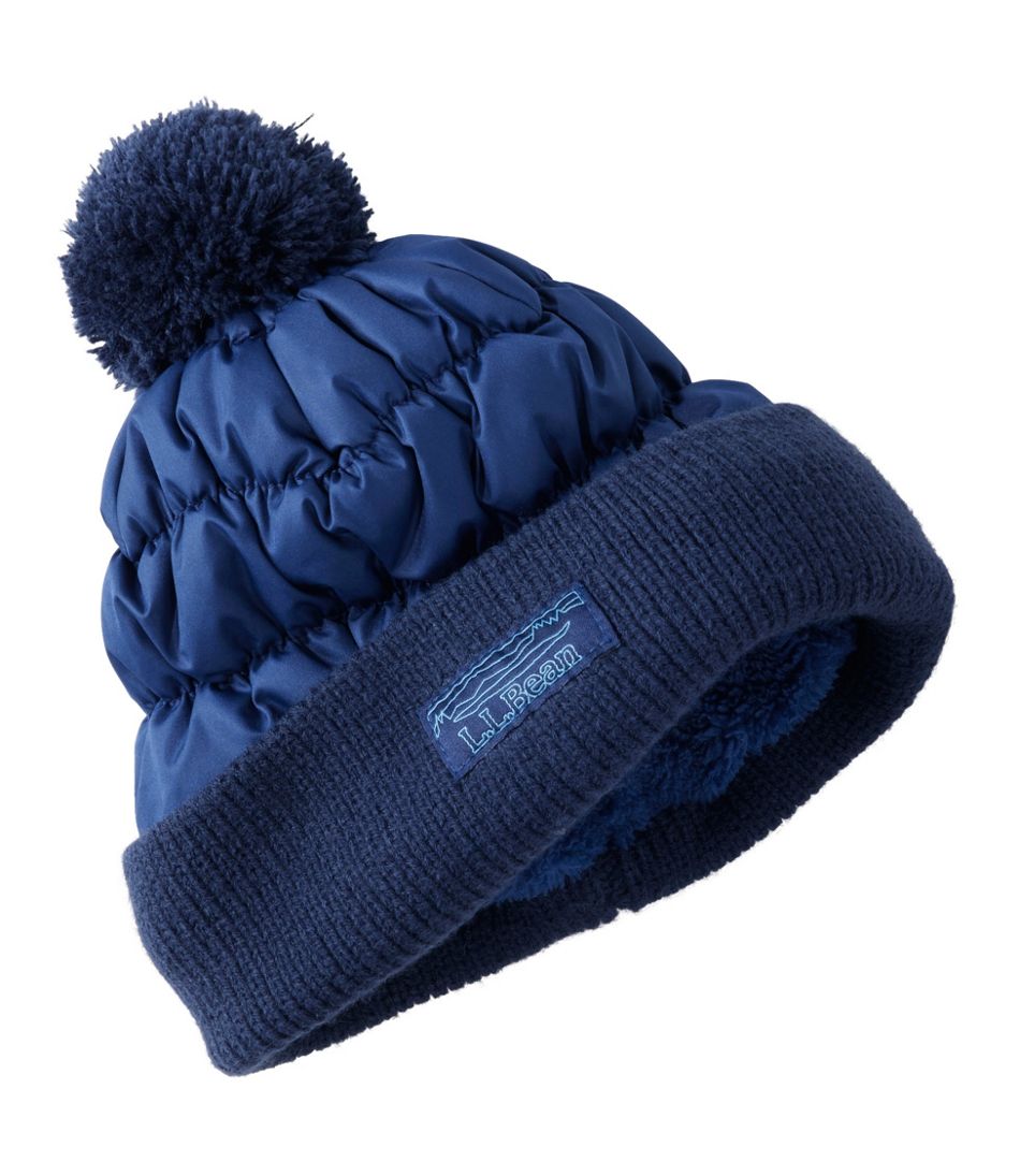 L.L.Bean Online | Kids' Puffer Pom Beanie