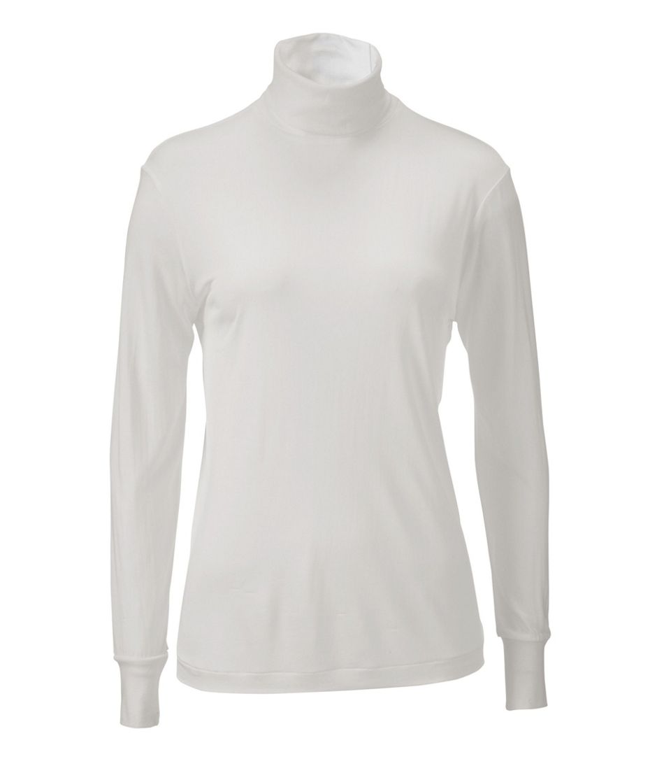 L.L.Bean Online | Women's Silk Underwear, Turtleneck