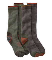 L.L.Bean | Muck Heavyweight Merino Wool Blend Socks, Boot Height 2-Pack
