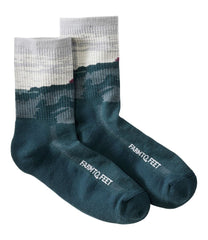L.L.Bean For Sale | Adults' Farm to Feet Portland Headlight Lighthouse Light Cushion 3/4 Crew Socks