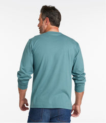 L.L.Bean For Sale | Men's Carefree Unshrinkable Tee with Pocket, Traditional Fit, Long-Sleeve