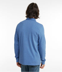 L.L.Bean Outlet | Men's Washed Cotton Double-Knit Polo, Long-Sleeve