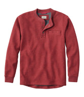 L.L.Bean Online | Men's Katahdin Iron Works® Bonded Waffle Fleece Henley