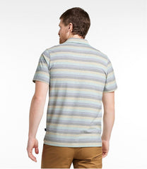 L.L.Bean Sale | Men's Comfort Stretch Performance® Pima Polo, Short-Sleeve, Stripe
