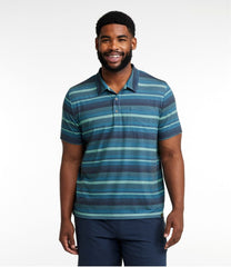 L.L.Bean On Sale | Men's Everyday SunSmart® Polo 2.0, Short-Sleeve Stripe