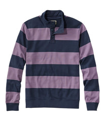 L.L.Bean New | Men's Bean's Vintage Soft Rugby, Mockneck, Stripe