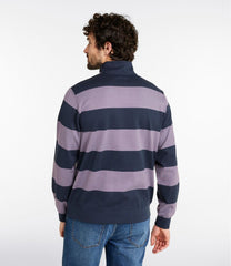 L.L.Bean New | Men's Bean's Vintage Soft Rugby, Mockneck, Stripe