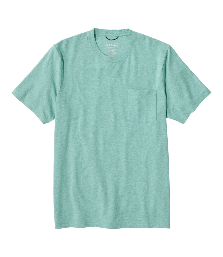 L.L.Bean US | Men's Comfort Stretch Performance® Pima Pocket Tee, Short-Sleeve