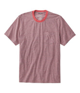 L.L.Bean On Sale | Men's Comfort Stretch Performance® Pima Pocket Tee, Short-Sleeve, Stripe
