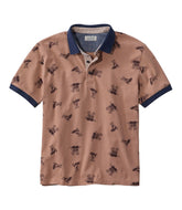 L.L.Bean For Sale | Men's Casco Bay Rugged Polo, Short-Sleeve, Print