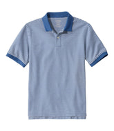 L.L.Bean US | Men's Premium Double L® Polo, Banded Short-Sleeve Without Pocket Stripe