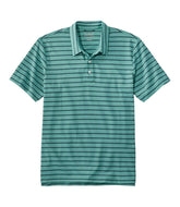 L.L.Bean New | Men's Comfort Stretch Performance® Polo, Short-Sleeve, Slightly Fitted, Stripe