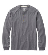 L.L.Bean Online | Men's Comfort Stretch Pima Tee Shirt, Long-Sleeve Henley