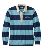 L.L.Bean Discount | Men's Bean's Vintage Soft Rugby, Stripe Embroidered