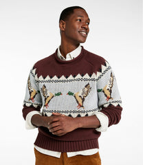 L.L.Bean Sale | Men's Signature Organic Cotton Rollneck Sweater, Fair Isle