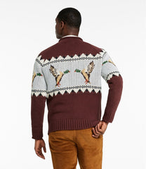 L.L.Bean Sale | Men's Signature Organic Cotton Rollneck Sweater, Fair Isle