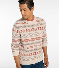 L.L.Bean For Sale | Men's Organic Cotton Waffle Sweater, Crewneck, Fair Isle