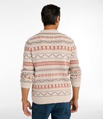 L.L.Bean For Sale | Men's Organic Cotton Waffle Sweater, Crewneck, Fair Isle