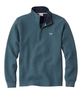 L.L.Bean New | Men's Lakewashed Double-Knit Quarter-Zip Pullover