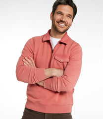 L.L.Bean US | Men's Sunwashed Sweatshirt, Quarter-Zip Polo, Long-Sleeve