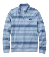 L.L.Bean For Sale | Men's Comfort Stretch Performance® Piqué, Quarter-Zip Pullover, Stripe