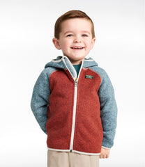 L.L.Bean New | Infants' and Toddlers' Sweater Fleece, Hooded Colorblock