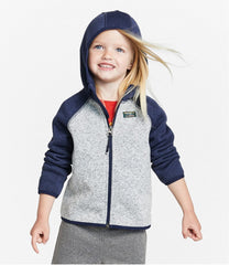 L.L.Bean New | Infants' and Toddlers' Sweater Fleece, Hooded Colorblock