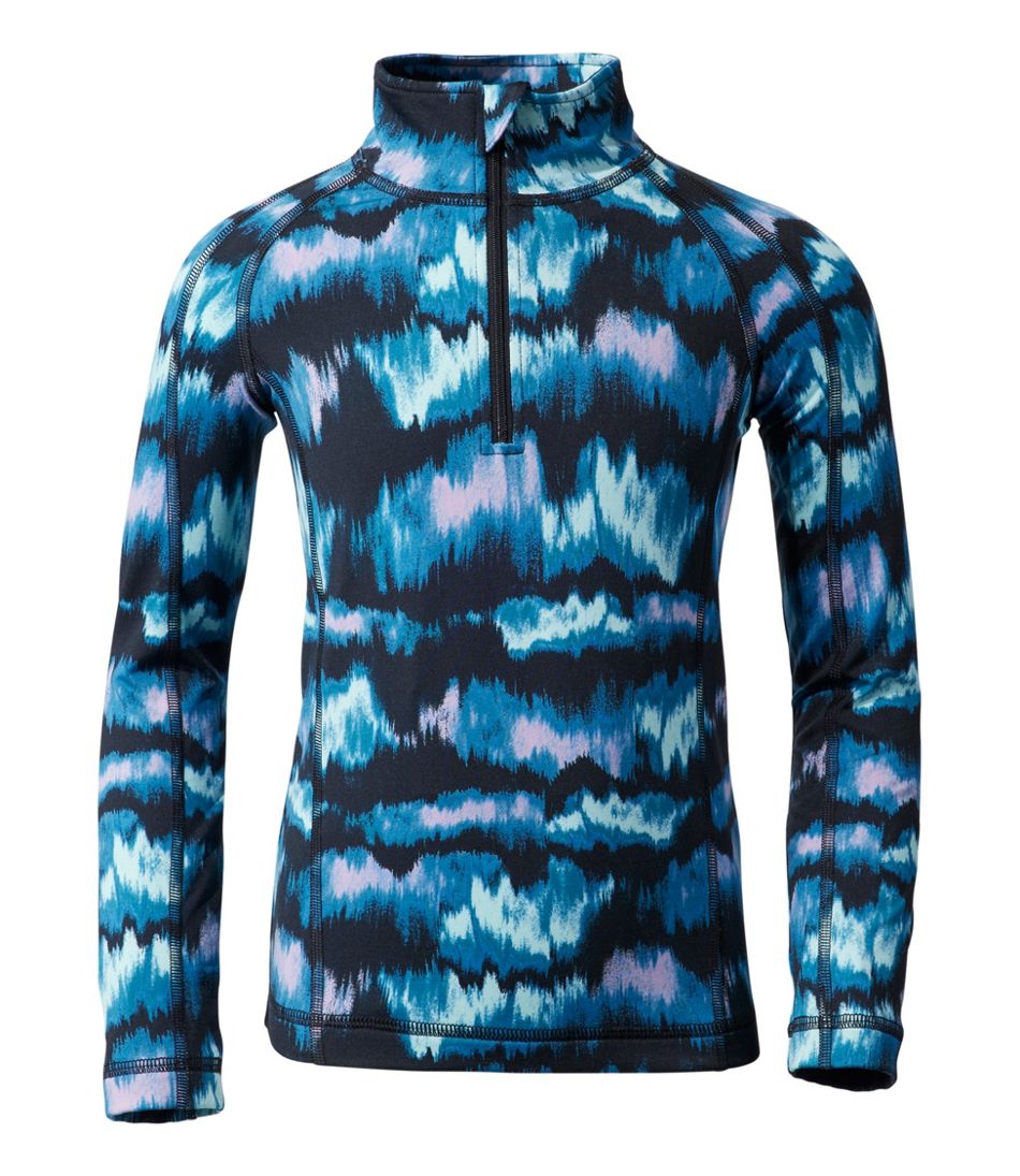 L.L.Bean For Sale | Little Kids' Wicked Warm Long Underwear, Expedition-Weight Print Top