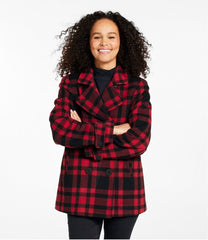 L.L.Bean Online | Women's Classic Lambswool Peacoat, Pattern
