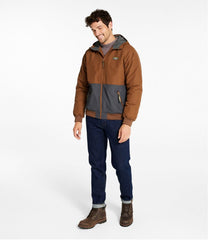 L.L.Bean Discount | Men's Insulated 3-Season Bomber Hooded Jacket, Colorblock
