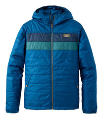 L.L.Bean Outlet | Men's Mountain Classic Puffer Hooded Jacket, Colorblock