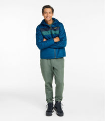 L.L.Bean Outlet | Men's Mountain Classic Puffer Hooded Jacket, Colorblock