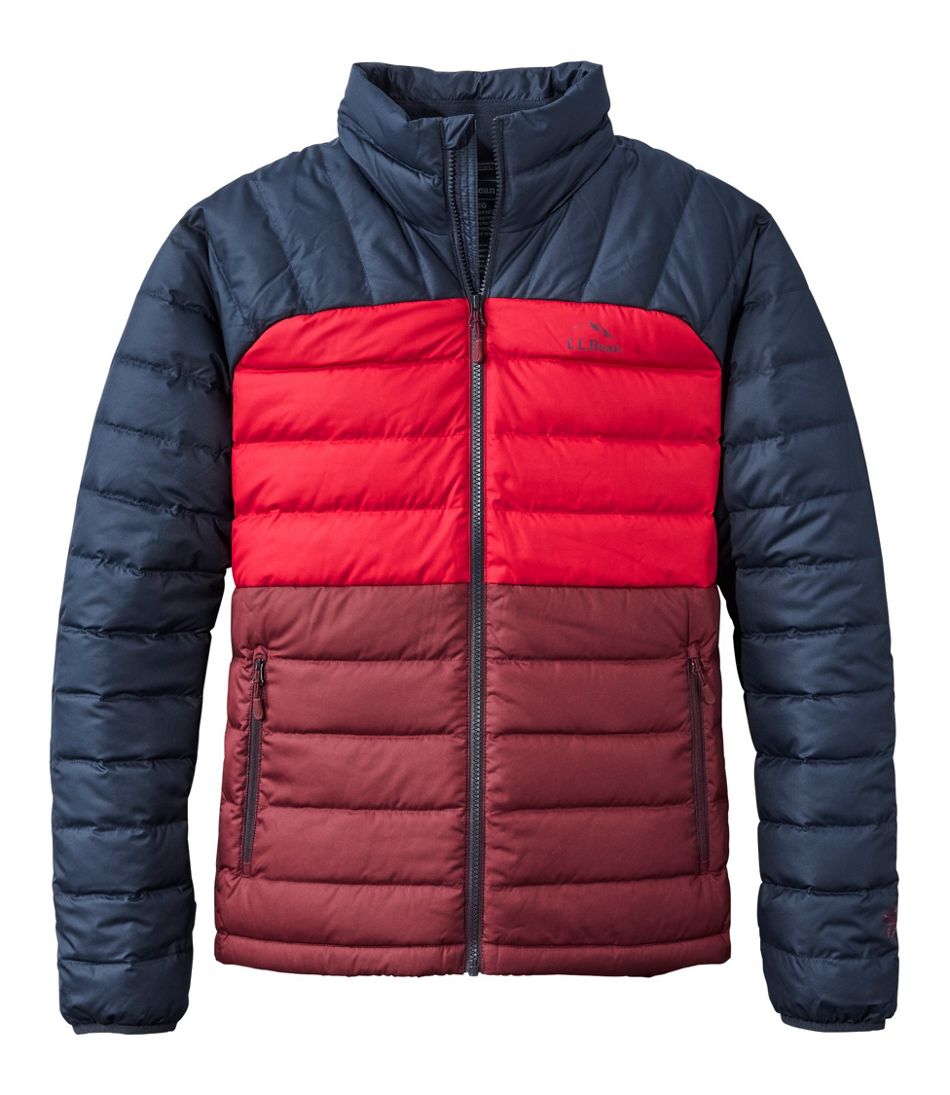 L.L.Bean On Sale | Men's Bean's Down Jacket, Colorblock