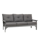 L.L.Bean | All-Weather Patio Sofa with Textured Cushion, Slate Gray