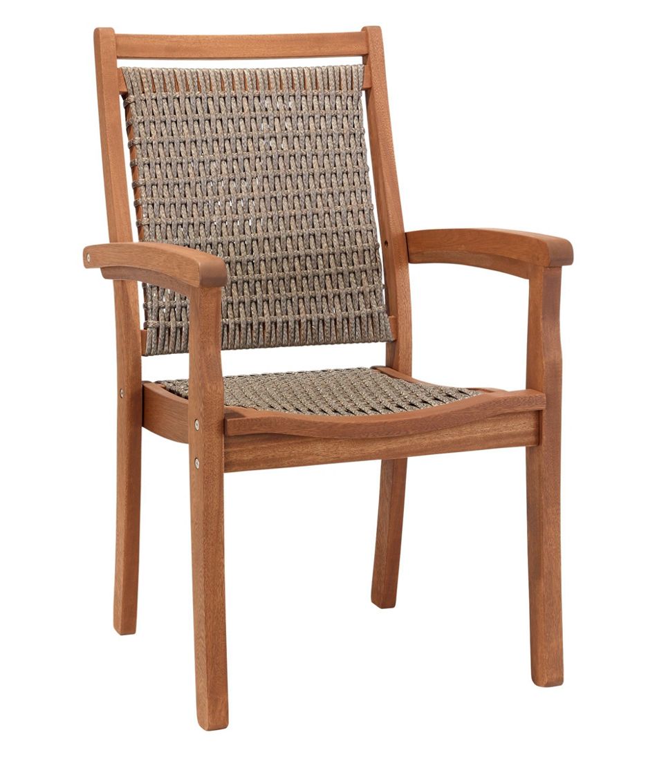 L.L.Bean Sale | Wicker Eucalyptus Dining Chair