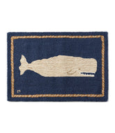 L.L.Bean Outlet | Wool Hooked Novelty Rug, Whale