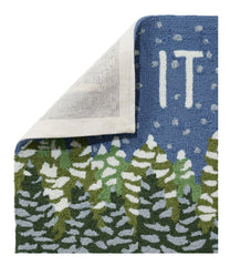 L.L.Bean US | Indoor/Outdoor Vacationland Runner, Frosted Trees