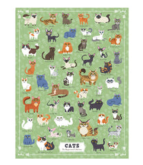 L.L.Bean | Illustrated Cats Puzzle, 500 Pieces