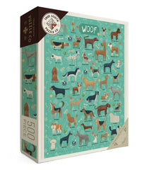L.L.Bean Discount | Woof Dogs Puzzle, 500 Pieces