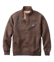 L.L.Bean US | Men's Bean's Quilted Sweatshirt, Mockneck, Print