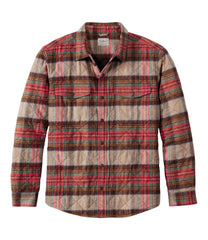 L.L.Bean Outlet | Men's Quilted Scotch Plaid Flannel Shirt Jac