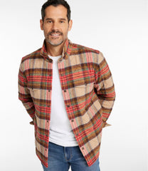 L.L.Bean Outlet | Men's Quilted Scotch Plaid Flannel Shirt Jac
