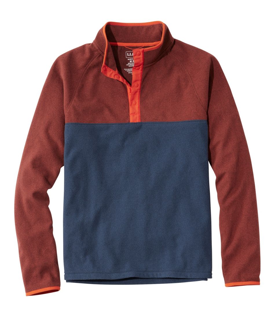 L.L.Bean Sale | Men's All Season Access Fleece Pullover, Colorblock