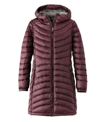 L.L.Bean Discount | Women's Ultralight 850 Down Hooded Coat, Three-Quarter Length
