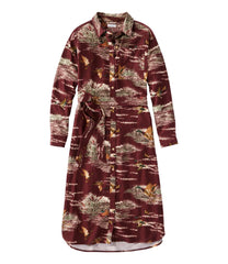 L.L.Bean On Sale | Women's Signature Camp Flannel Midi Dress