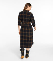 L.L.Bean On Sale | Women's Signature Camp Flannel Midi Dress