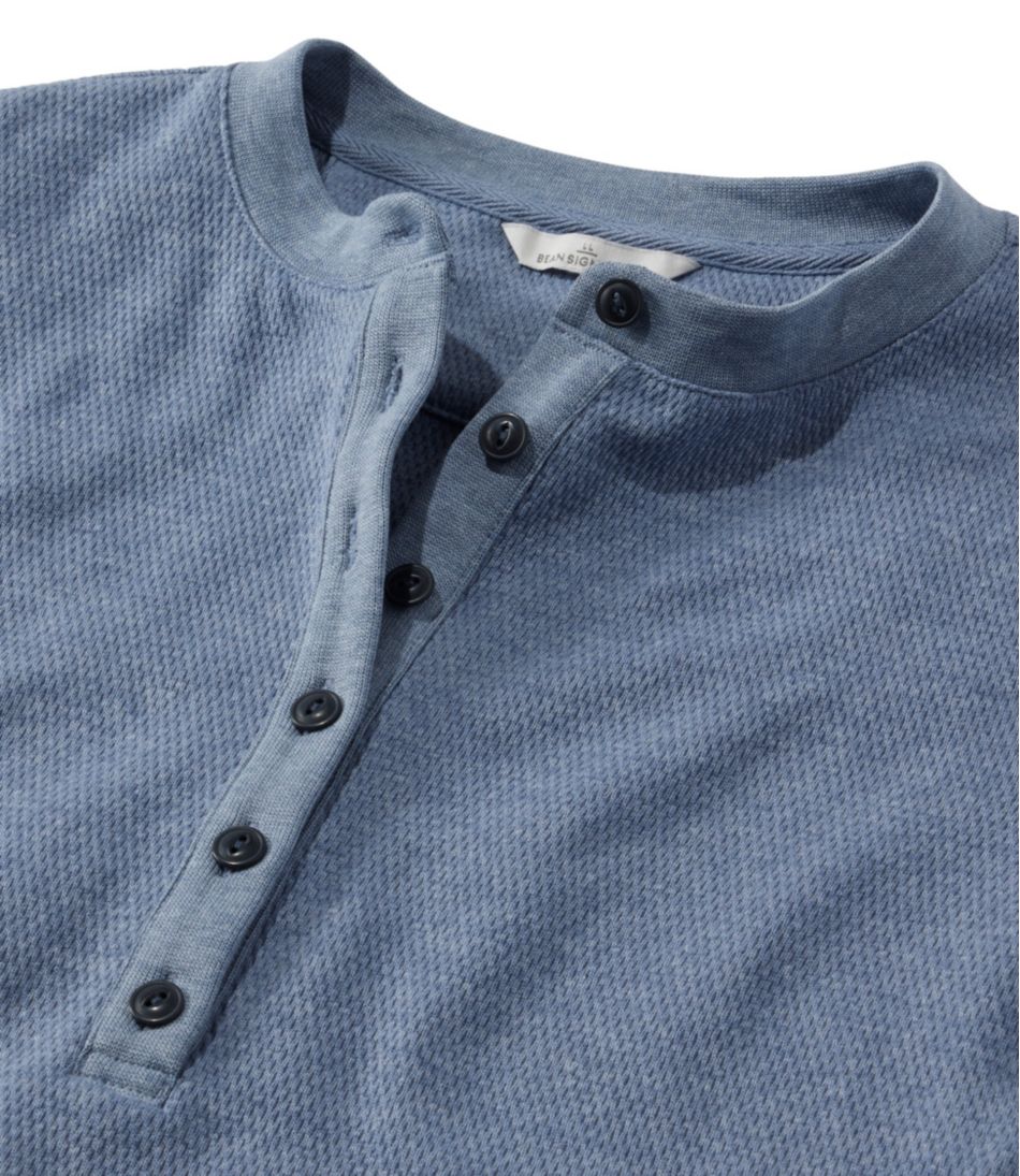 L.L.Bean Discount | Women's Signature Premium Thermal Tops, Long-Sleeve Henley Shirt