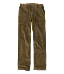 L.L.Bean Sale | Women's Signature Utility Corduroy Pants, Mid-Rise Straight-Leg